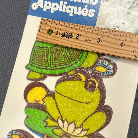 VTG 14 Rave Bathtub Appliqués Sheet Vinyl Retro Y2K Tub Safety Decals Frog Duck - Picture 14 of 16